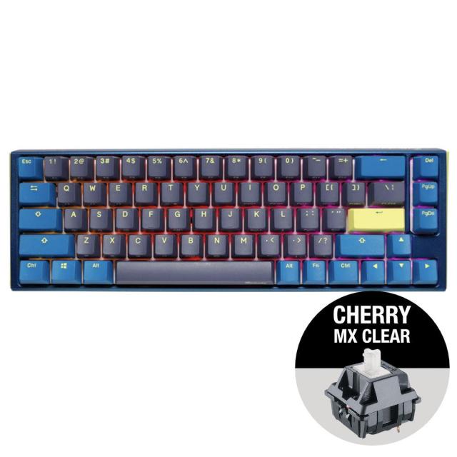 Геймърскa механична клавиатура Ducky One 3 Daybreak SF 65, Cherry MX Clear суичове