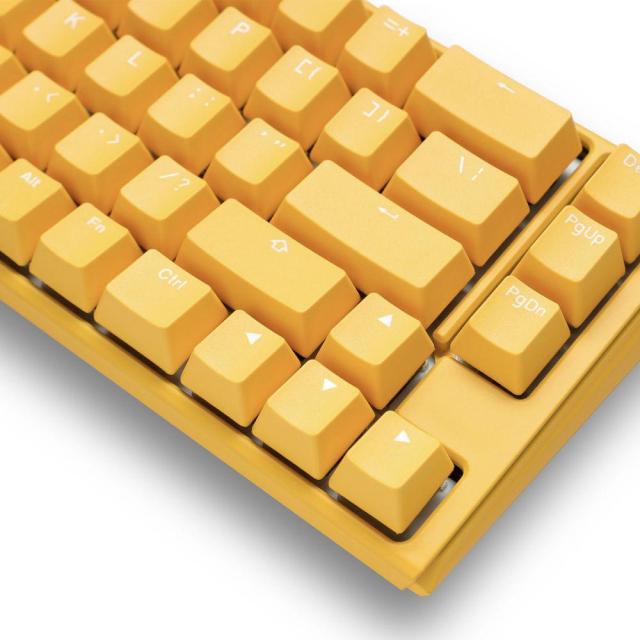 Геймърскa механична клавиатура Ducky One 3 Yellow SF 65, Cherry MX Brown суичове