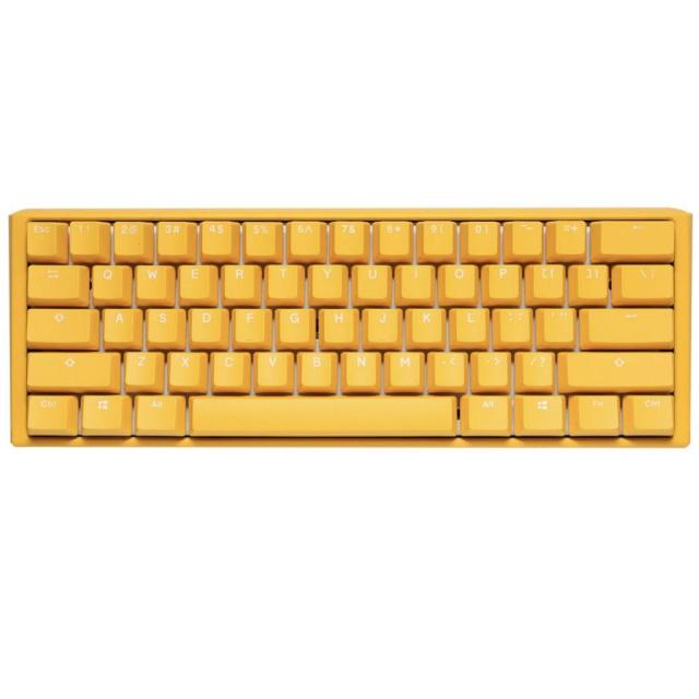 Геймърскa механична клавиатура Ducky One 3 Yellow Mini 60, Cherry MX Blue суичове