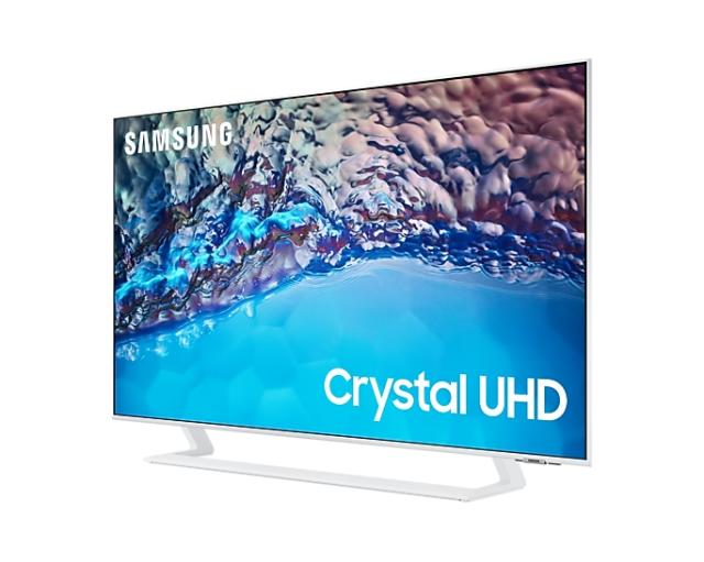 Телевизор Samsung 43" 43BU8582 4K UHD LED TV, SMART, HDR 10+, Mega Contrast, Q-Symphony, Dolby Digital Plus, 3xHDMI, 2xUSB, Wi-Fi 5, Bluetooth 5.2, Frameless, Tizen, White