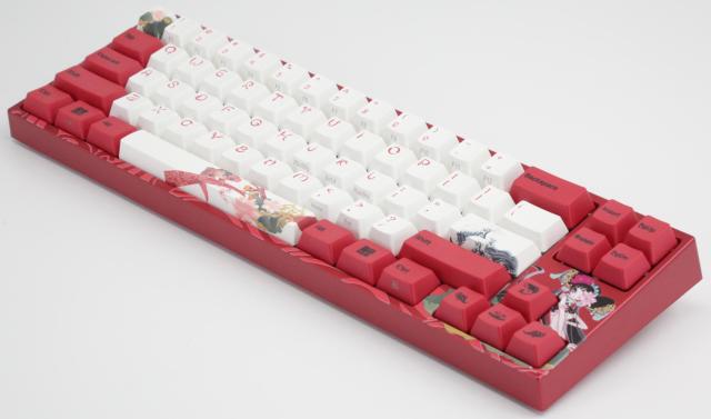 Геймърскa механична клавиатура Ducky x Varmilo Miya Koi 65%, Cherry MX Red