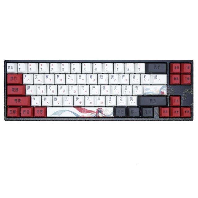 Геймърскa механична клавиатура Ducky x Varmilo Miya Beijing Opera 65%, Cherry MX Brown