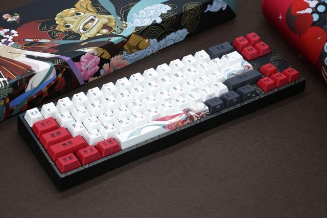 Геймърскa механична клавиатура Ducky x Varmilo Miya Beijing Opera 65%, Cherry MX Brown