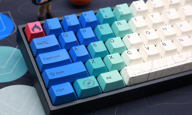 Геймърскa механична клавиатура Ducky x Varmilo Miya Summit V2 65%, Cherry MX Silent Red
