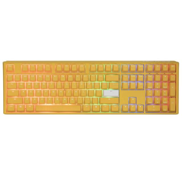 Геймърскa механична клавиатура Ducky One 3 Yellow Full-Size, Cherry MX Black