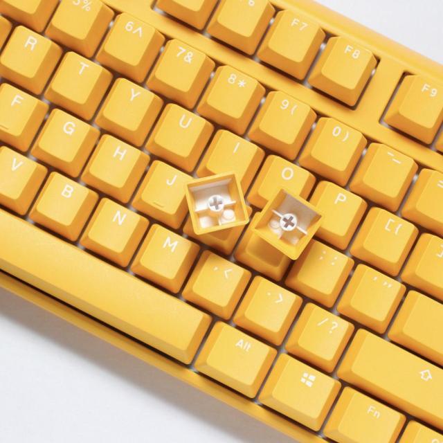 Геймърскa механична клавиатура Ducky One 3 Yellow Full-Size, Cherry MX Clear