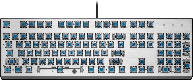Геймърска Механична Клавиатура Cooler Master CK351, Brown Switches, US Layout, Hot Swappable, RGB