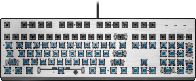 Геймърска Механична Клавиатура Cooler Master CK351, Brown Switches, US Layout, Hot Swappable, RGB