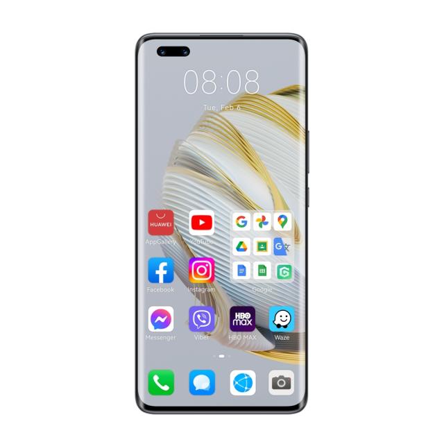 Мобилен телефон Huawei Nova 10 Pro Starry Silver, GLA-LX1 , 6.78", 2652x1200,  Qualcomm Snapdragon 778G, 8GB+256GB, CAM 50+8+2MP/60+8MP Fron Camera + Huawei Nova 10 Pro Slim PU case Grey