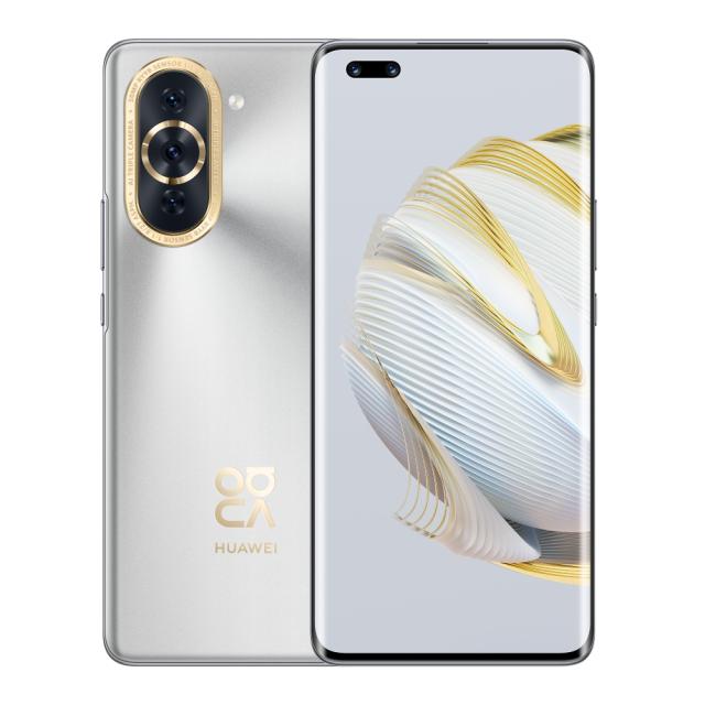 Мобилен телефон Huawei Nova 10 Pro Starry Silver, GLA-LX1 , 6.78", 2652x1200,  Qualcomm Snapdragon 778G, 8GB+256GB, CAM 50+8+2MP/60+8MP Fron Camera + Huawei Nova 10 Pro Slim PU case Grey