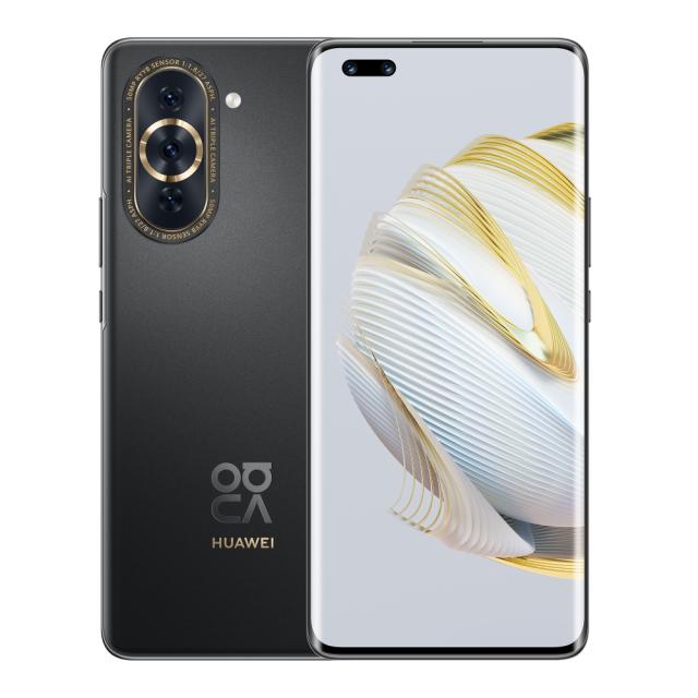 Мобилен телефон Huawei Nova 10 Pro Slim PU case Black + Huawei FreeBuds 5i Isle blue