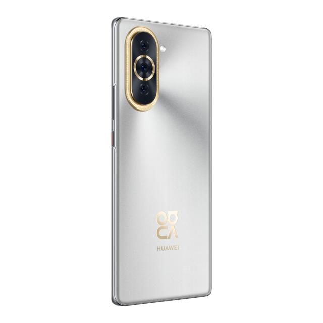 Мобилен телефон Huawei Nova 10 Starry Silvery, NCO-LX1, 6.67", 2400x1080,  Qualcomm Snapdragon 778G 4G, 8GB+128GB, CAM 50+8+2MP/60MP Fron Camera + Huawei Nova 10 Slim PU case Black