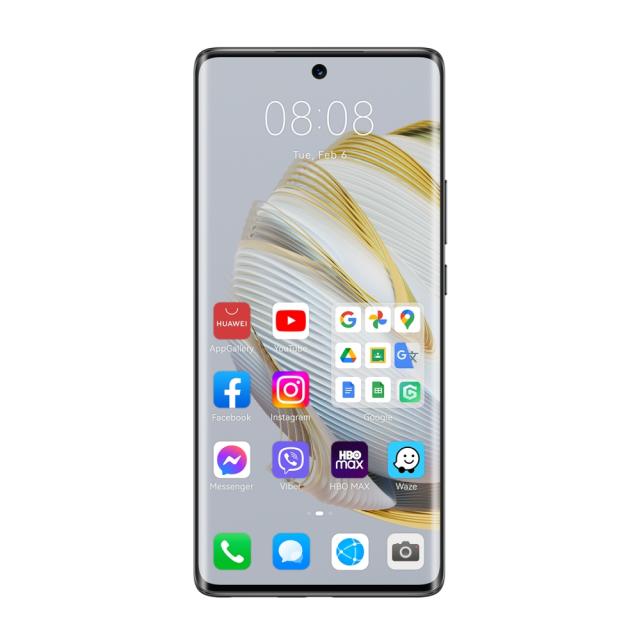 Мобилен телефон Huawei Nova 10 Starry Black, NCO-LX1, 6.67", 2400x1080,  Qualcomm Snapdragon 778G 4G, 8GB+128GB, CAM 50+8+2MP/60MP Fron Camera + Huawei Nova 10 Slim PU case Black Grey