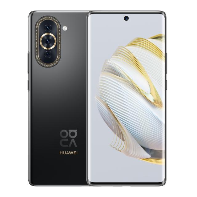 Мобилен телефон Huawei Nova 10 Starry Black, NCO-LX1, 6.67", 2400x1080,  Qualcomm Snapdragon 778G 4G, 8GB+128GB, CAM 50+8+2MP/60MP Fron Camera + Huawei Nova 10 Slim PU case Black Grey