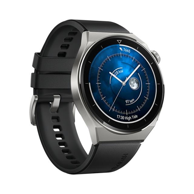 Часовник Huawei Watch GT 3 Pro 46mm, Odin-B19S, 1.43", Amoled, 466x466, PPI 326, 4GB, Bluetooth 5.2 supports BLE/BR/EDR, 5ATM, NFC, GPS, Battery 530 maAh + Huawei Scale 3, Herm-B19