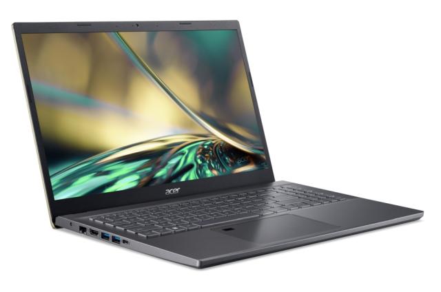 Лаптоп Acer Aspire 5, A515-57G-5220, Intel Core i5-1240P(3.3GHz up to 4.4GHz, 12MB), 15.6" FHD (1920x1080) IPS, 8GB, 512GB SSD, NVIDIA GeForce RTX 2050 4GB DDR6, HD Cam, WiFi AX, BT, RJ-45, FPR, KB Backlight, Linux, Gold+Pantum P2500W Laser Printer