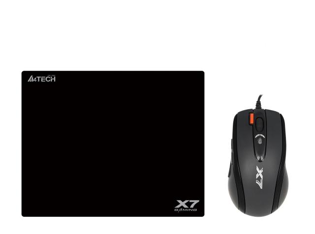 Комплект Мишка A4tech X710BK OSCAR + пад X7-200MP