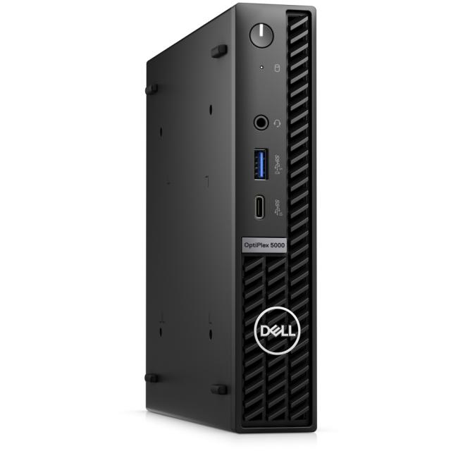 Настолен компютър Dell OptiPlex 5000 MFF, Intel Core i5-12500T (6 Cores/18MB/2.0GHz to 4.4GHz), 16GB (1x16GB) DDR4, 256GB SSD PCIe M.2, Integrated Graphics, Wi-Fi 6E, BT, Keyboard&Mouse, Ubuntu, 3Y PS + Pantum P2500W Laser Printer