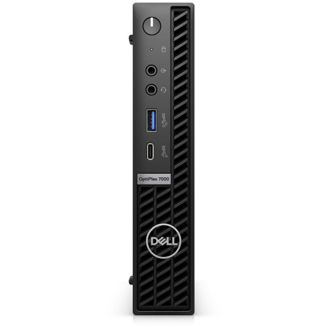 Настолен компютър Dell OptiPlex 7000 MFF, Intel Core i7-12700 (12 Cores/25MB/2.1GHz to 4.9GHz), 16GB (1x16GB) DDR4, 256GB SSD PCIe M.2, Intel UHD 770, WiFi+BT,Keyboard&Mouse, Ubunto, 3Y BOS+Pantum P2500W Laser Printer
