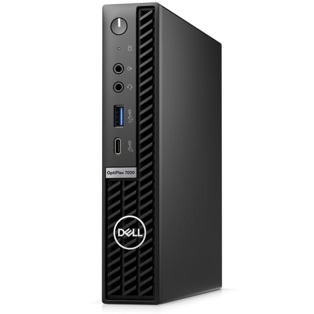 Настолен компютър Dell OptiPlex 7000 MFF, Intel Core i7-12700 (12 Cores/25MB/2.1GHz to 4.9GHz), 16GB (1x16GB) DDR4, 256GB SSD PCIe M.2, Intel UHD 770, WiFi+BT,Keyboard&Mouse, Ubunto, 3Y BOS+Pantum P2500W Laser Printer