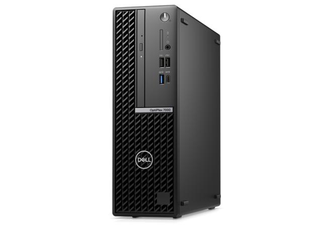 Настолен компютър Dell OptiPlex 7000 SFF, Intel Core i5-12500 (6 Cores/18MB/3.0GHz to 4.6GHz), 16GB (2x8GB) DDR4, 256GB PCIe NVMe SSD, Intel Integrated Graphics, K&M, WIN 11 pro, 3Y ProSpt + Pantum P2500W Laser Printer