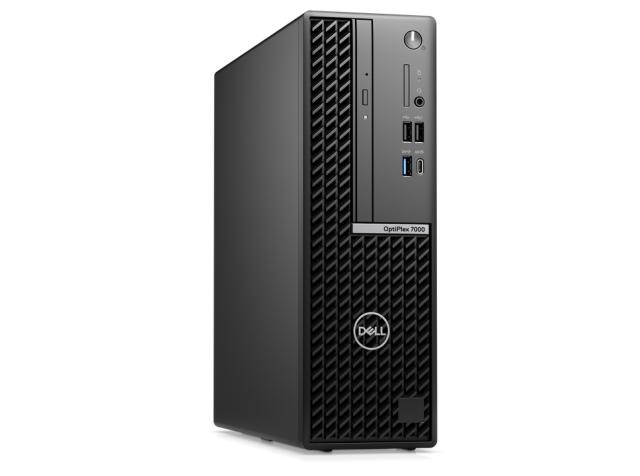 Настолен компютър Dell OptiPlex 7000 SFF, Intel Core i5-12500 (6 Cores/18MB/3.0GHz to 4.6GHz), 16GB (2x8GB) DDR4, 256GB PCIe NVMe SSD, Intel Integrated Graphics, K&M, Ubuntu, 3Y ProSpt + Pantum P2500W Laser Printer