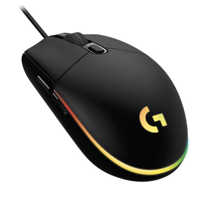 Геймърска мишка Logitech G102 LightSync, RGB, Оптична, Жична, USB