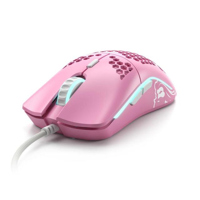 Геймърска мишка Glorious Model O (Matte Pink)