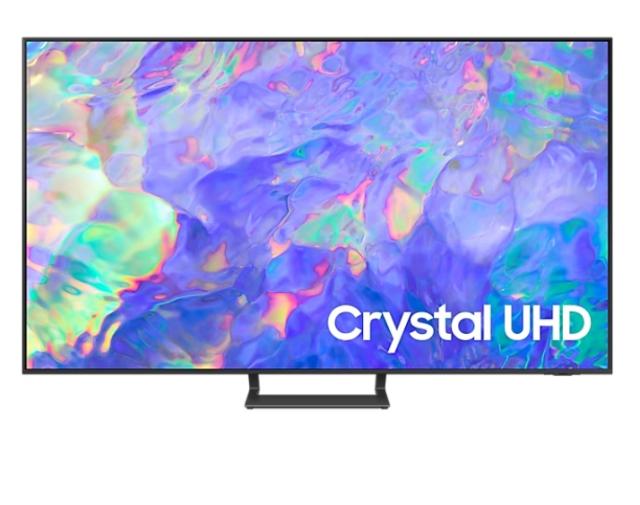 Телевизор Samsung 65" 65CU8572 4K UHD LED TV, SMART, 4K, HDR 10+,  Q-Symphony, Dolby Digital Plus , 3xHDMI, 2xUSB, Wi-Fi 5, Bluetooth 5.2, Frameless, Tizen, Black