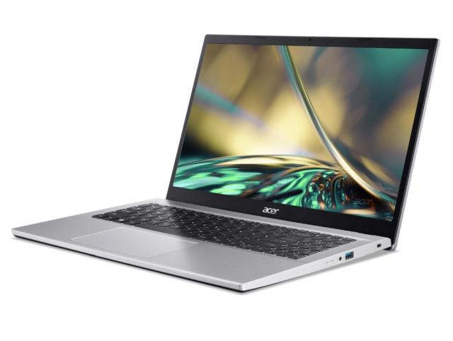 Лаптоп Acer Aspire 3, A315-59-520M, Intel Core i5 1235U (up to 4.4GHz, 12MB), 15.6" FHD (1920x1080) IPS SlimBezel AG, Cam&Mic, 8GB DDR4 (2x4GB), 512GB SSD PCIe, Intel UMA Graphics, 802.11ac + BT, Linux, Silver