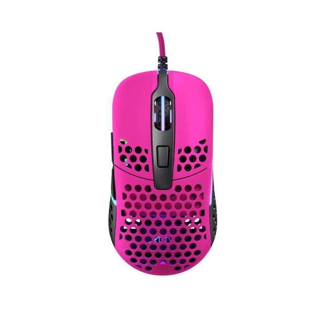 Геймърска мишка Xtrfy M42 Pink, RGB, Розов