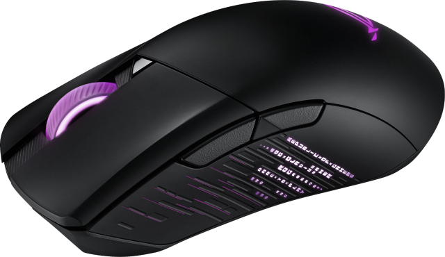 Геймърска безжична мишка ASUS ROG Gladius III, 36000 DPI, Bluetooth/Wireless, Черна
