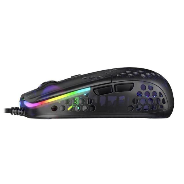 Геймърска мишка Xtrfy MZ1, RGB, Black
