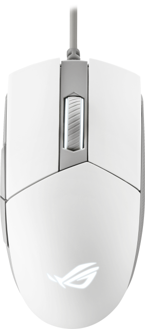 Геймърска мишка ASUS ROG Strix Impact II Moonlight White