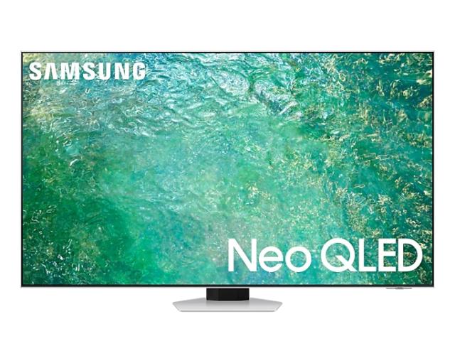 Телевизор Samsung 75'' 75QN85C NEO QLED FLAT, SMART, 120 Hz, Direct Full-Array, Neo Quantum HDR, FreeSync Premium Pro, Dolby Atmos, Q-Symphony, Bixby, Bluetooth 5.2, Wi-Fi 5, 4xHDMI 2.1, 2xUSB, Tizen, Silver
