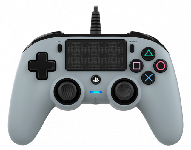 Жичен геймпад Nacon Wired Compact Controller, Сребърен