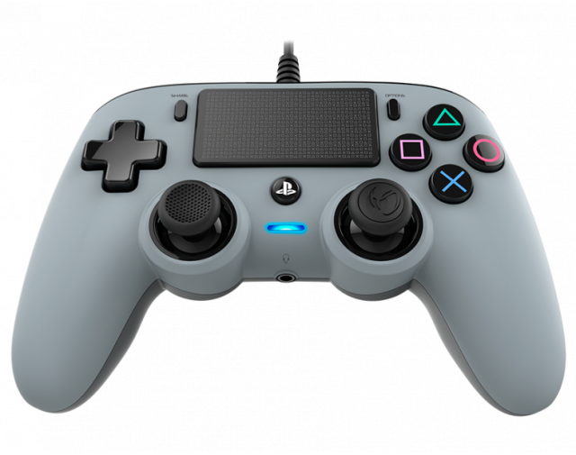 Жичен геймпад Nacon Wired Compact Controller, Сребърен