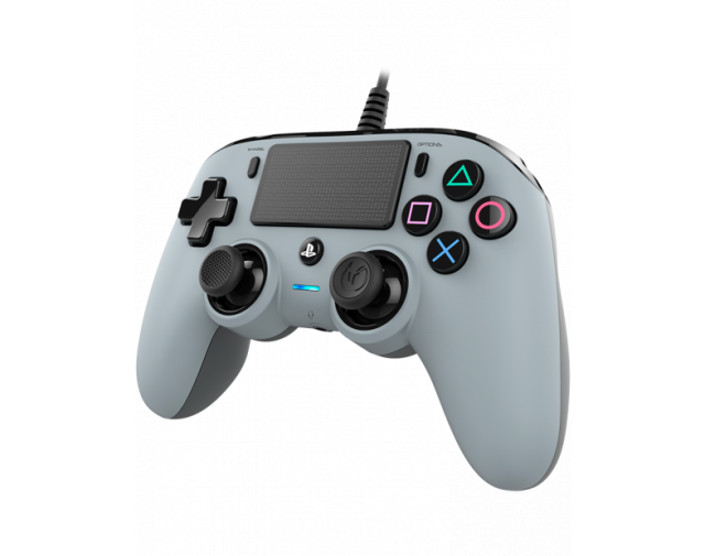 Жичен геймпад Nacon Wired Compact Controller, Сребърен