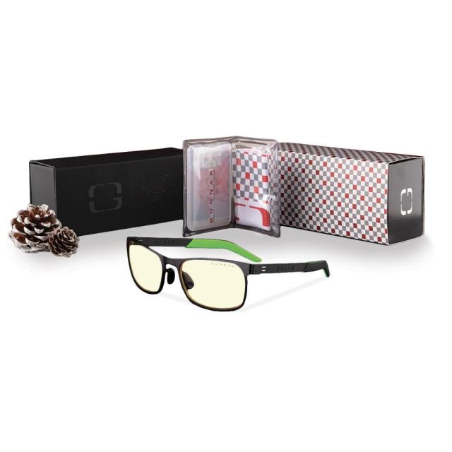 Комплект GUNNAR OPTICS Razer FPS Onyx Holiday Bundle - Очила, калъф