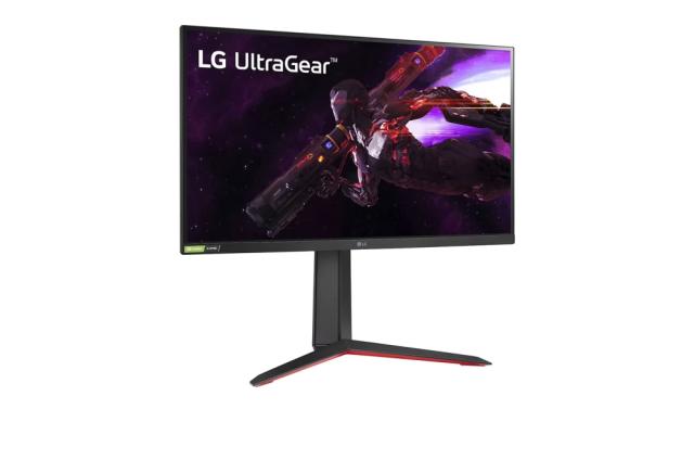 Монитор LG 27GP850P-B, 27", UltraGear Nano IPS 1ms, AG, QHD (2560 x 1440), 165Hz (up to 180 Hz), HDR 400, 1000:1, 400cd/m2, DCI-P3 98%, AMD Free-sync, NVIDIA G-Sync, HDMI, DP, USB3.0 (1up/2down), Height Adjustable, Pivot, Tilt, Headphone