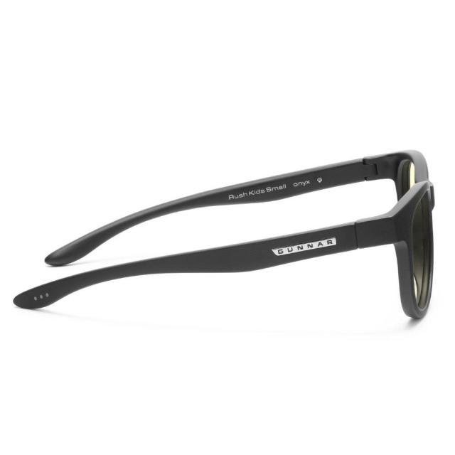 Детски компютърни очила GUNNAR Rush Kids Small, Amber Natural, Черен