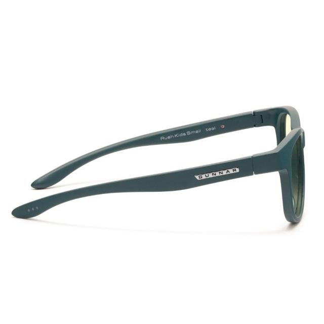 Детски компютърни очила GUNNAR Rush Kids Small, Amber Natural, Зелен