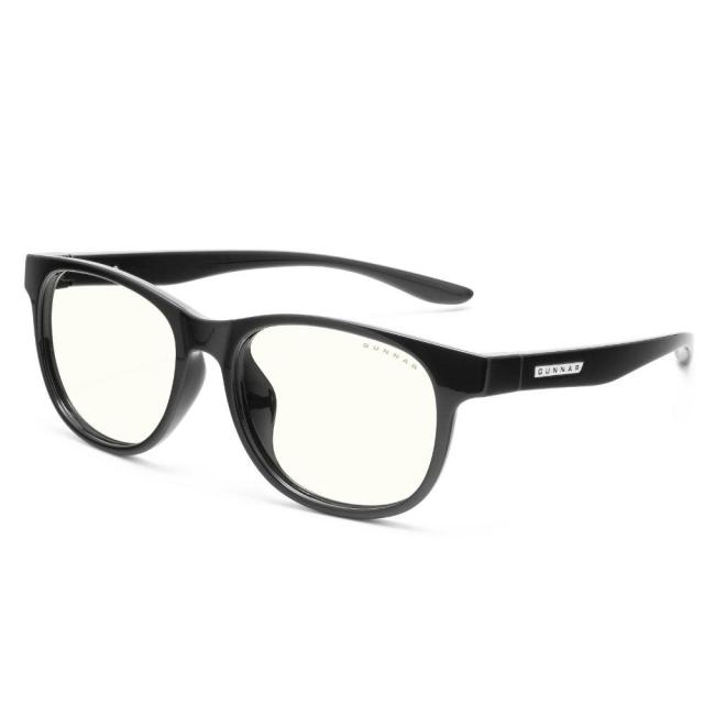 Детски компютърни очила GUNNAR Rush Kids Large, Clear Natural, Черен