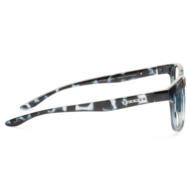 Детски компютърни очила GUNNAR Rush Kids Large, Clear Natural, Син