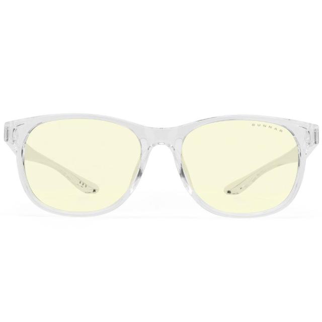 Детски компютърни очила GUNNAR Rush Kids Large, Amber Natural, Кристал