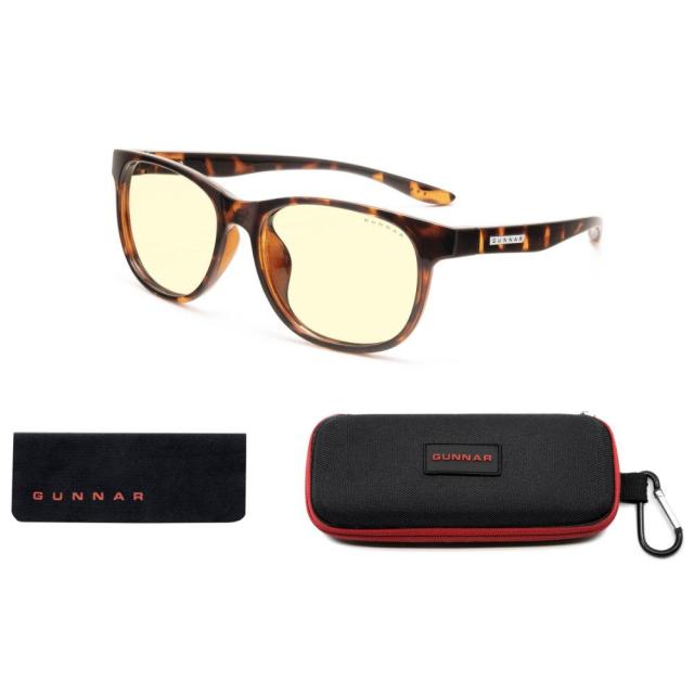 Детски компютърни очила GUNNAR Rush Kids 12+, Amber Natural, Кехлибар