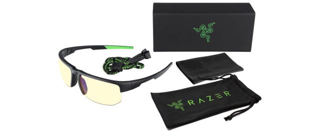Геймърски очила GUNNAR Razer Torpedo X, Amber, Зелен/Черен