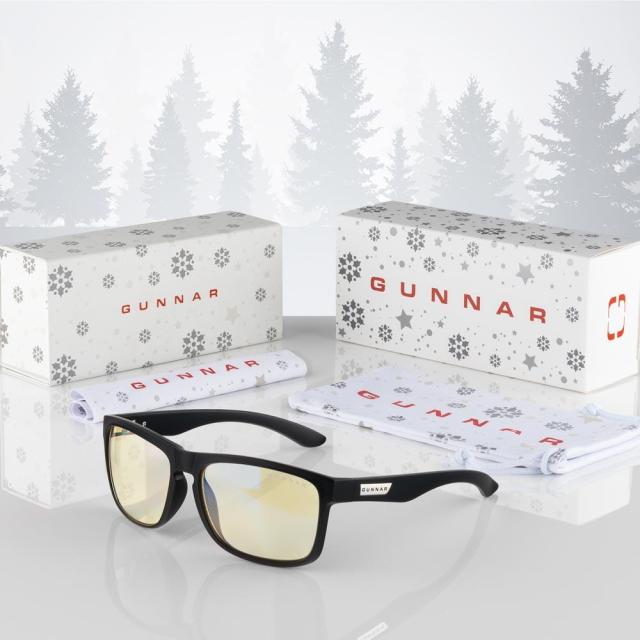 Комплект GUNNAR OPTICS Intercept Onyx Holiday Bundle - Очила, калъф