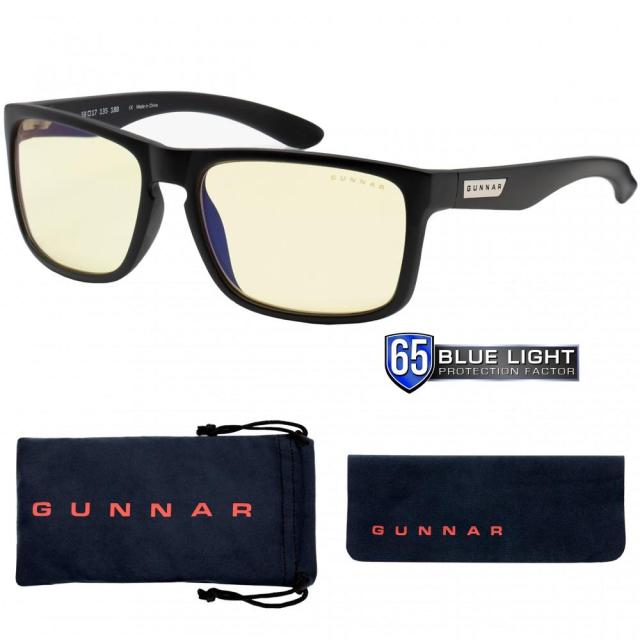 Комплект GUNNAR OPTICS Intercept Onyx Holiday Bundle - Очила, калъф