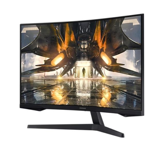 Монитор Samsung 32AG550A 32" Curved Odyssey 1000R, VA, 2560x1440, 16:9, 165 Hz, 1 ms (MPRT), 300 cd/m2, 2500:1, HDR10, Mega DCR, AMD FreeSync Premium, Display Port 1.4, HDMI 2.0, Black
